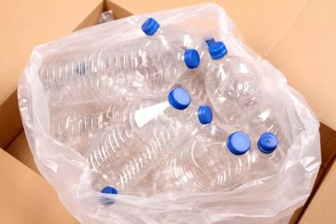 Bottles of water . Foto stock