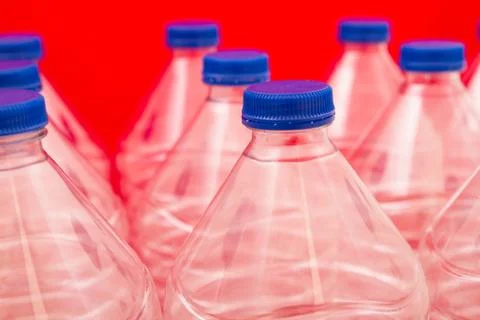 Bottles of water Stock Photos