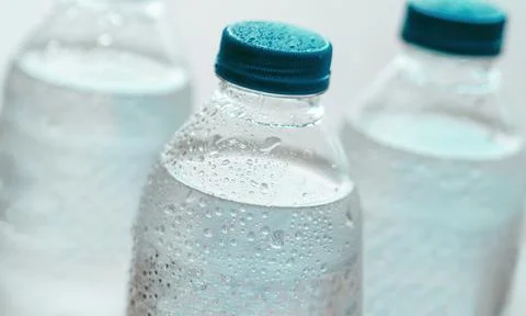 Bottles of water 스톡 사진