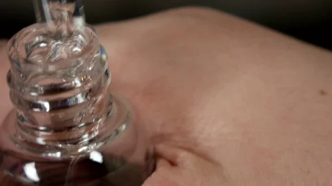 Bottles with whey Stock Footage 192859453