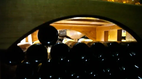 Bottles of wine Stock Footage 113272919