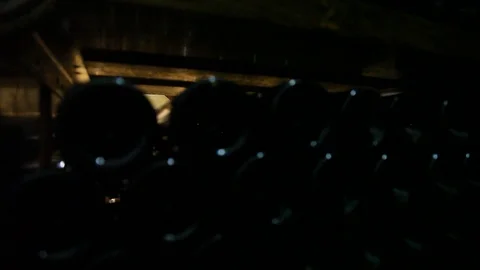Bottles in a wine Stock-Footage 113273124