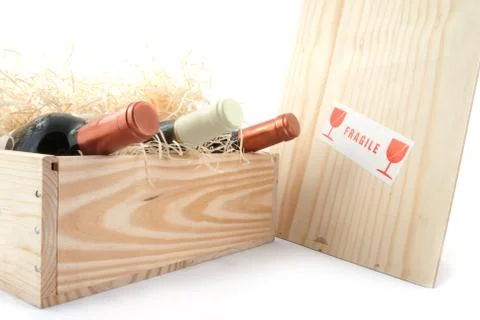 Bottles wine Foto stock