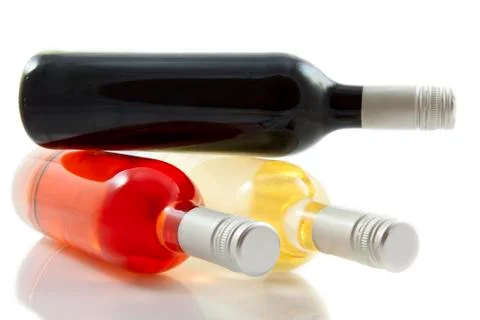 Bottles of wine Stock Photos