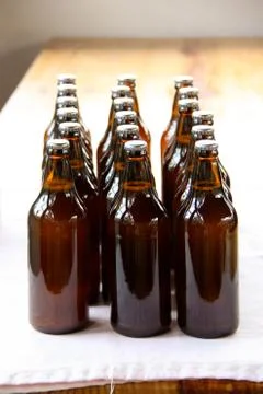 Bottles without label Stock Photos