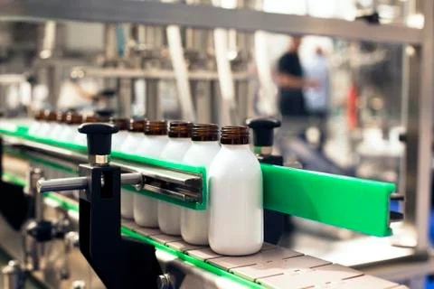 Bottling line Stock Photos