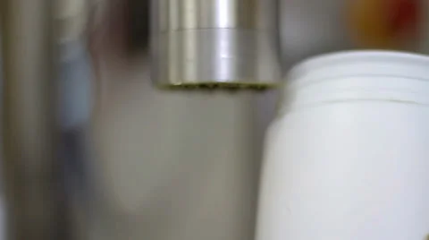 Bottling machine Stock Footage 34975412