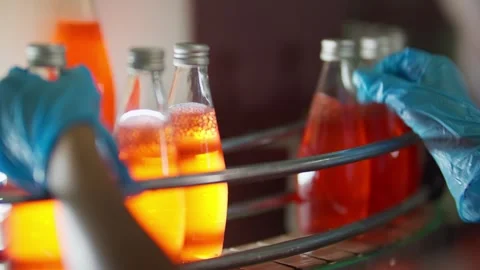 Bottling Process Stock Footage 334766589