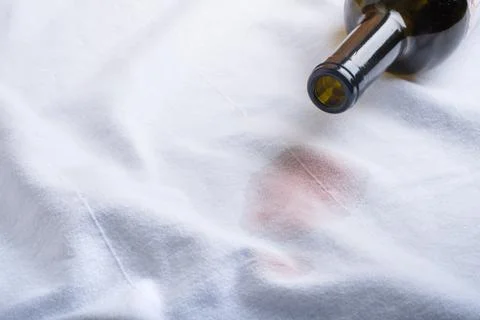 Bottling wine from a bottle on the table Stock Photos