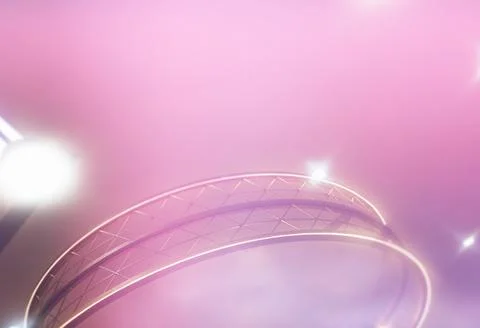 Bottom aligned pale glowing construction background Stock Photos