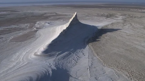 Bottom of the ancient dried-up Tethys ocean, the remains of the salt mountains Stock Footage 123699074
