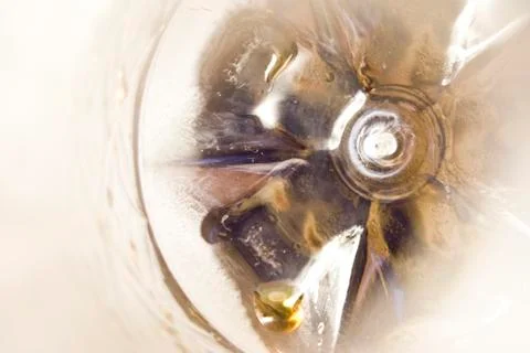 The bottom of the bottle in abstraction Stock Photos