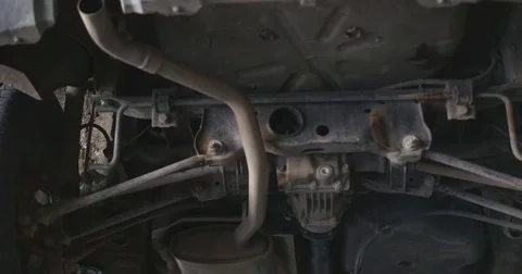 The bottom of the car Stock Footage 79654361