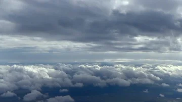 Bottom Cumulus layered on top Stock Footage 85898313