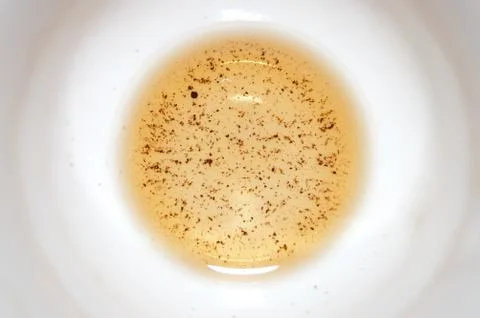 Bottom of a cup of tea Stock Photos
