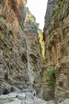 Bottom of the gorge Stock Photos