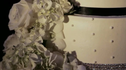 Bottom Layer of Cake Stock-Footage 35825021