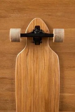 Bottom of longboard Stock Photos