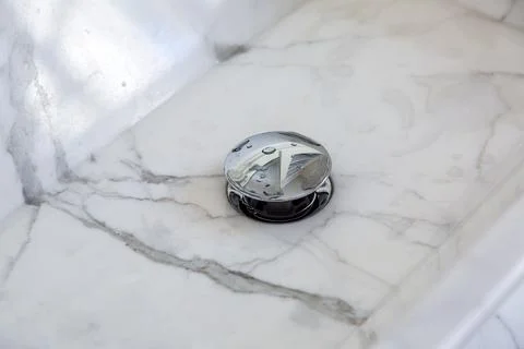 The bottom of the marble washbasin. 写真素材