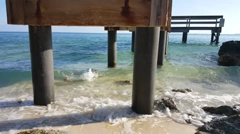 Bottom of a Pier Stock-Footage 63150822