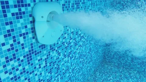 At the bottom of the pool Stock Footage 155112263