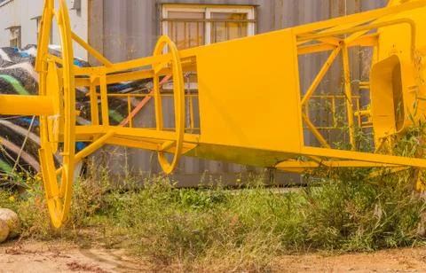 Bottom portion of ocean buoy Stock Photos