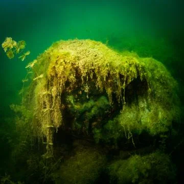 At the bottom of the river Foto stock