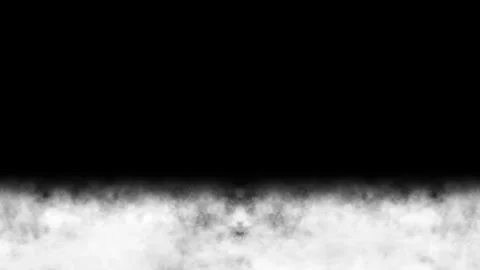 Bottom smoke luminance matte seamless loop animation Stock Footage 320099046