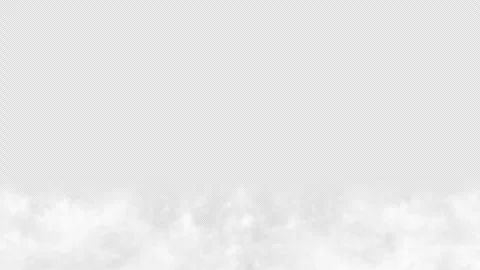 Bottom smoke transparent background seamless loop animation Stock Footage 320098778