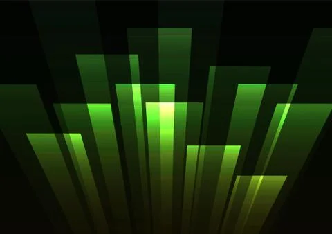 Bottom speed rush green bar abstract background Illustrazione stock