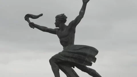 Bottom statue by Statue of Liberty Stock Footage 166090552