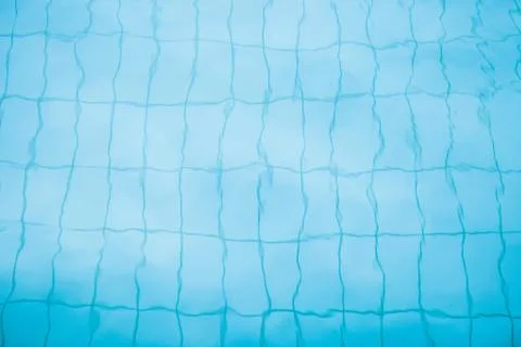 Bottom of swimming pool background Foto stock