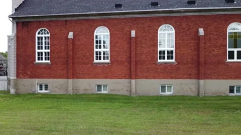 Bottom to top of church Stock Footage 138458183