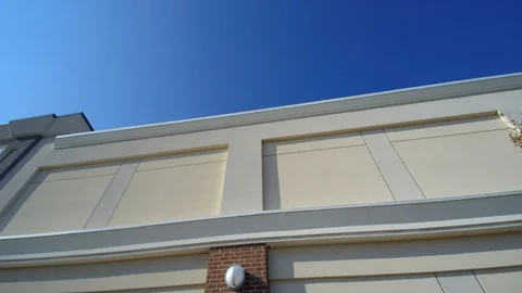 Bottom To Top View Winners Store Front Driveby Stock Footage 121195520