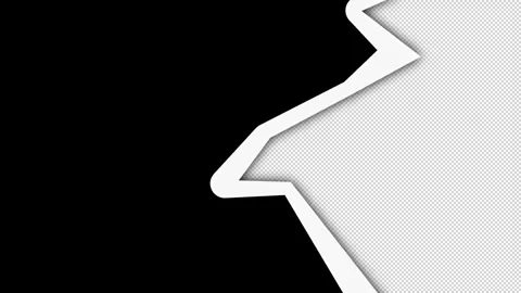 Bottom Up Torn Paper Transition Overlay with Sharp Cardboard Edges Stock Footage 328028302