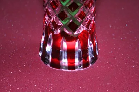 The bottom of a vase. Stock Photos