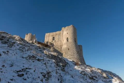 Bottom view of ancient fortification Stock Photos