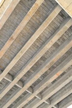 Bottom view of bridge Stock Photos