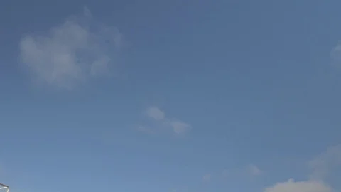 Bottom view of a plane Stock-Footage 73762544