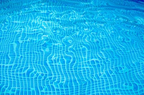 Bottom of a wavy pool Stock Photos
