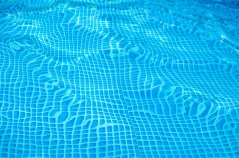 Bottom of a wavy pool Stock Photos