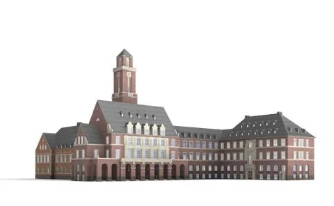 Bottrop city hall 3 Stock Illustration