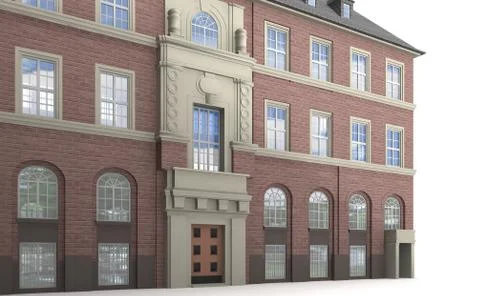 Bottrop city hall 4 Stock Illustration