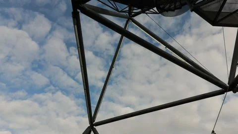 Bottrop Tetraeder Pyramid Structure Aerial Reveal Germany 動画素材 336444608