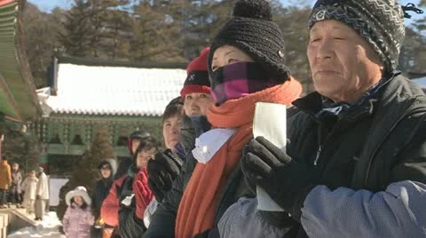 Bouddhiste prayers Video stock 20480645