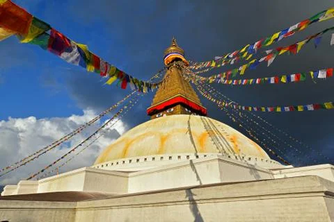 Boudhanath stupa Stock Photos