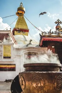 Boudhanath Stupa 库存照片