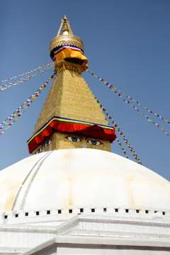 Boudhanath Stupa 库存照片