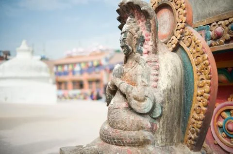Boudnath stupa Stock Photos