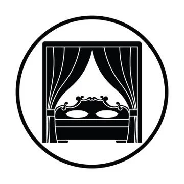 Boudoir icon Stock Illustration